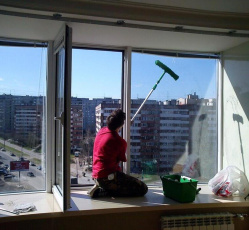 Мытье окон в однокомнатной квартире Богородицк